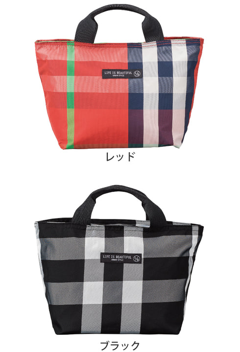 LB ランチバッグチェック 全3色.|s6